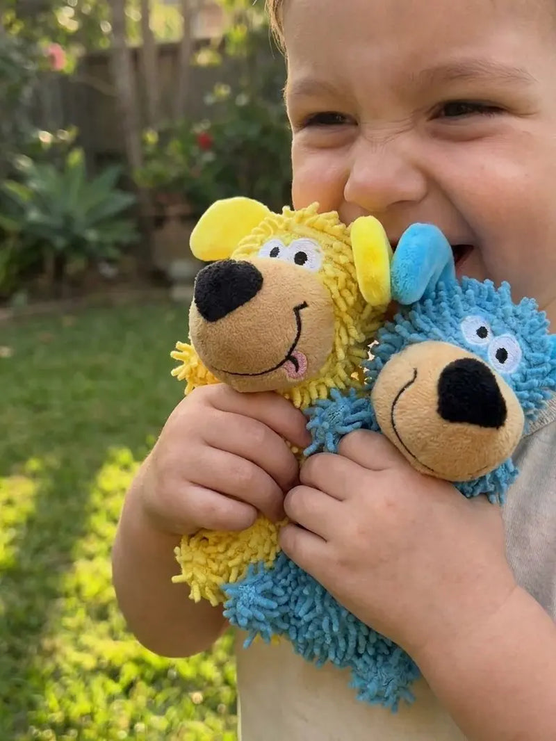 Squeaky Plush Dog Toy - Interactive, Cute Puppy-Shaped Chew Option for Small-Medium Dogs, Soft Plush for Fetch/Play and Teething