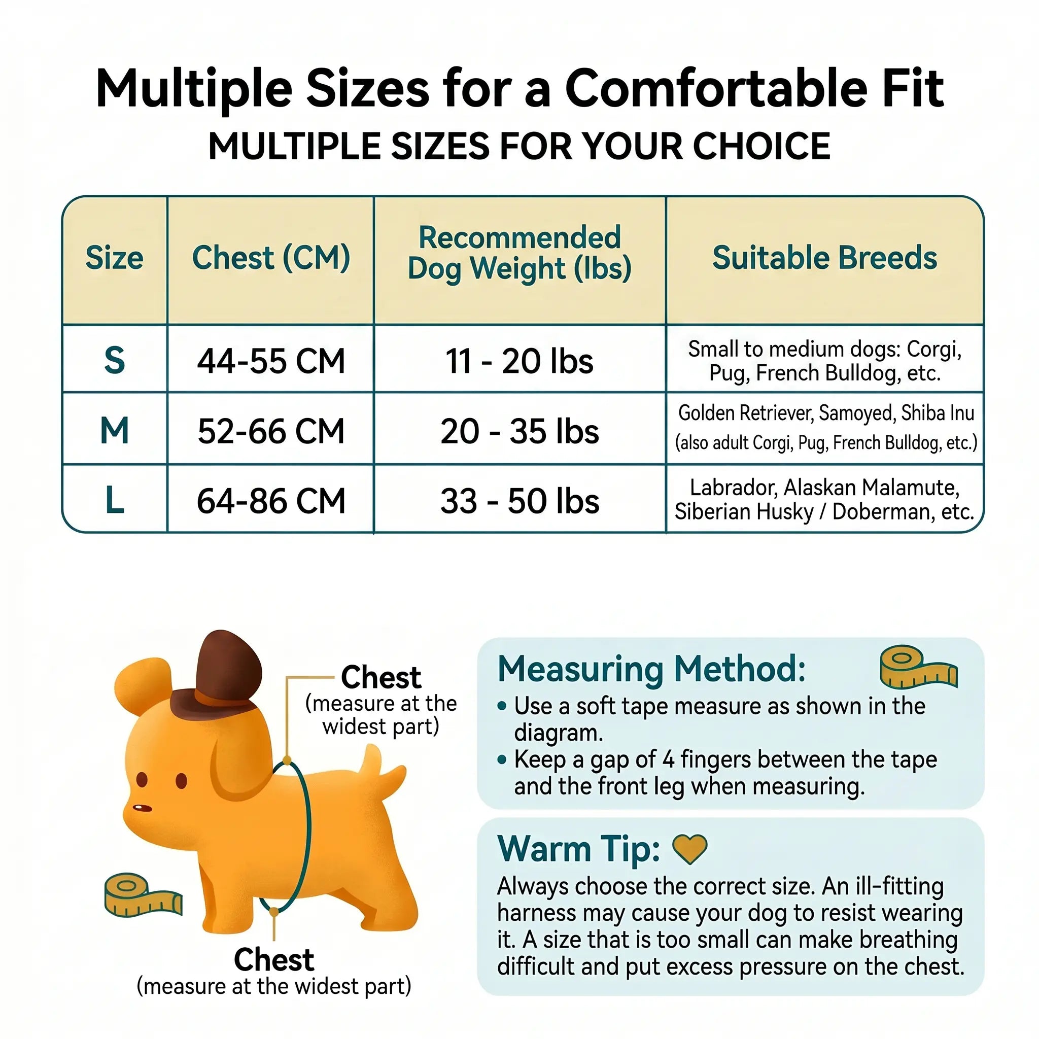 No Pull Durable Reflective No Choke Universal Dog Harness & Leash Set - 5FT Leash, Adjustable, Breathable, Easy On/Off, Waterproof for Hiking, Training, Safe Daily Walks, Puppy Use